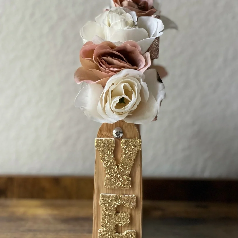 Handmade decorative make up mirror LOVE